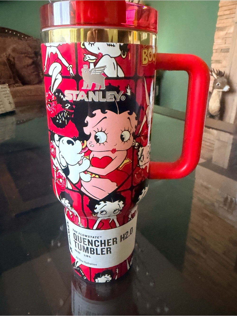 Betty Boop Stanley Tumbler 40 oz. Keeps Cold/Hot NEW